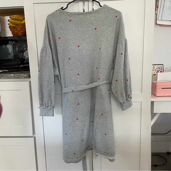 Draper James Bobbie Sweatshirt Dress in Printed Hearts - Picture 5 of 9